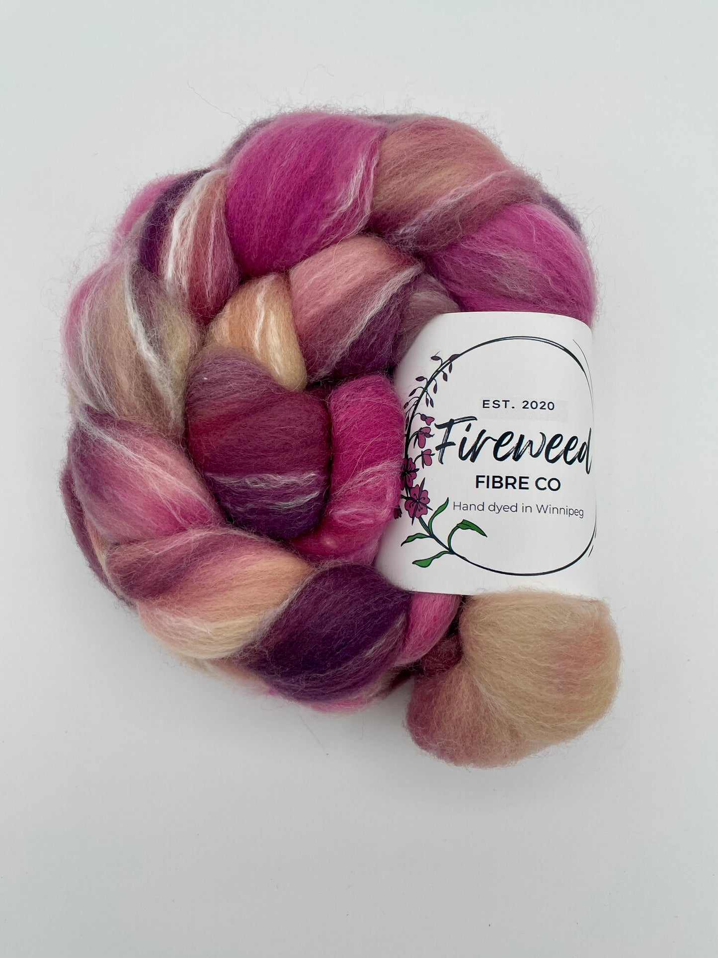 Fireweed Fibre Co – Targhee/Bamboo/Silk Roving