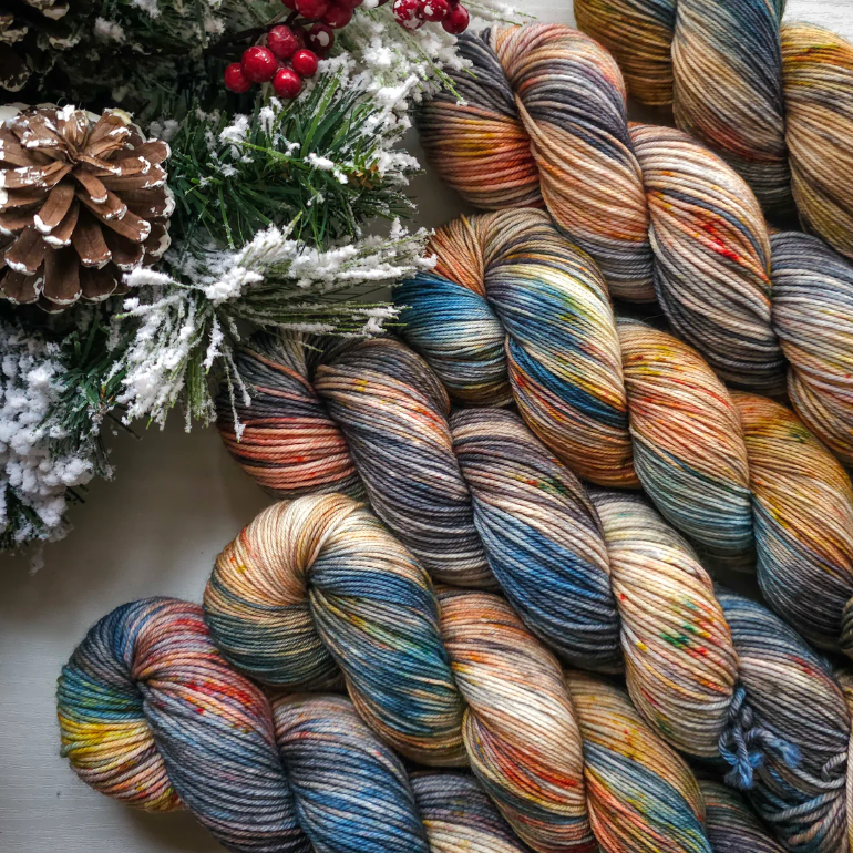 The Frosted Stitch - Snowflake Sock