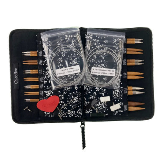 ChiaoGoo SPIN Bamboo Interchangeable Set, 4" tips