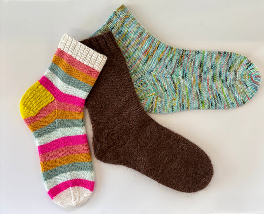 Sock School with Johanna, January 11, 18, and 25, 10:00 am
