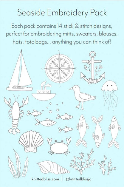 Knitted Bliss Stick & Stitch Embroidery Pack