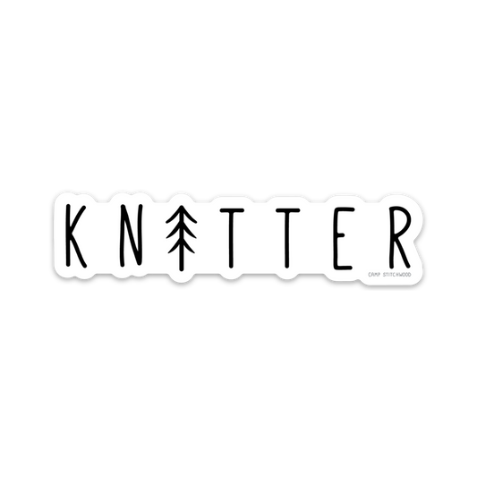 Knitter Sticker