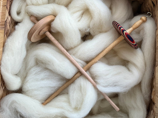 Beginner Drop Spindle with Steph – March 22, 10:30 am